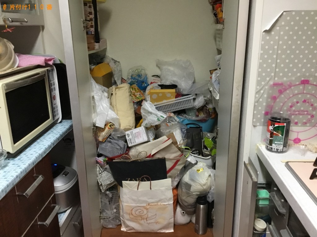 不用品処分と洗面台・浴室・トイレのクリーニング希望。