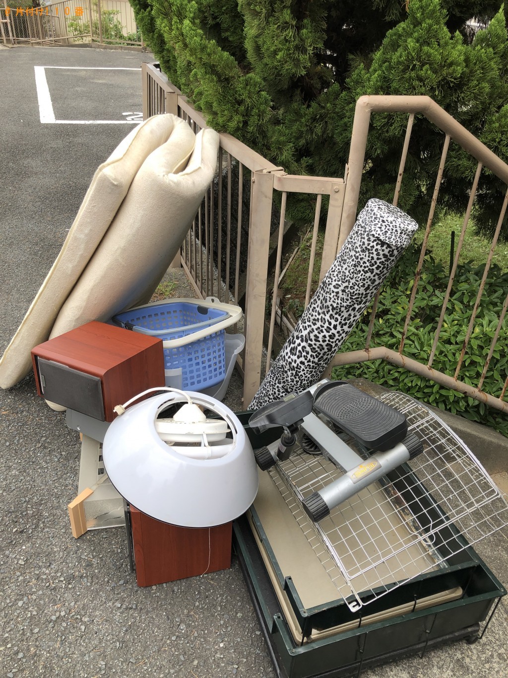 【朝倉市】シングルベッドマットレス、照明、CDコンポ等の回収・処分 お客様の声