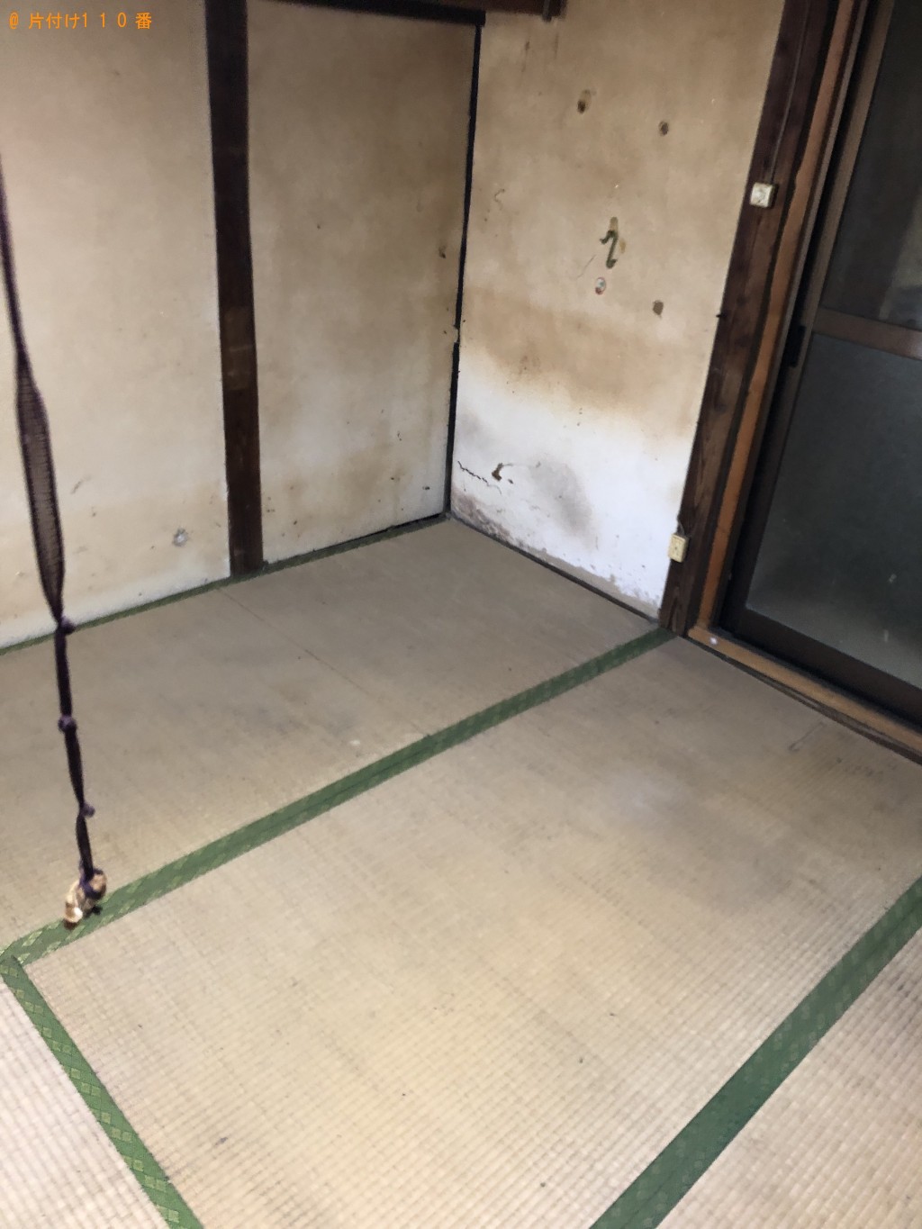 【二本松市】シングルベッド、飾り棚、テレビ等の回収・処分 お客様の声