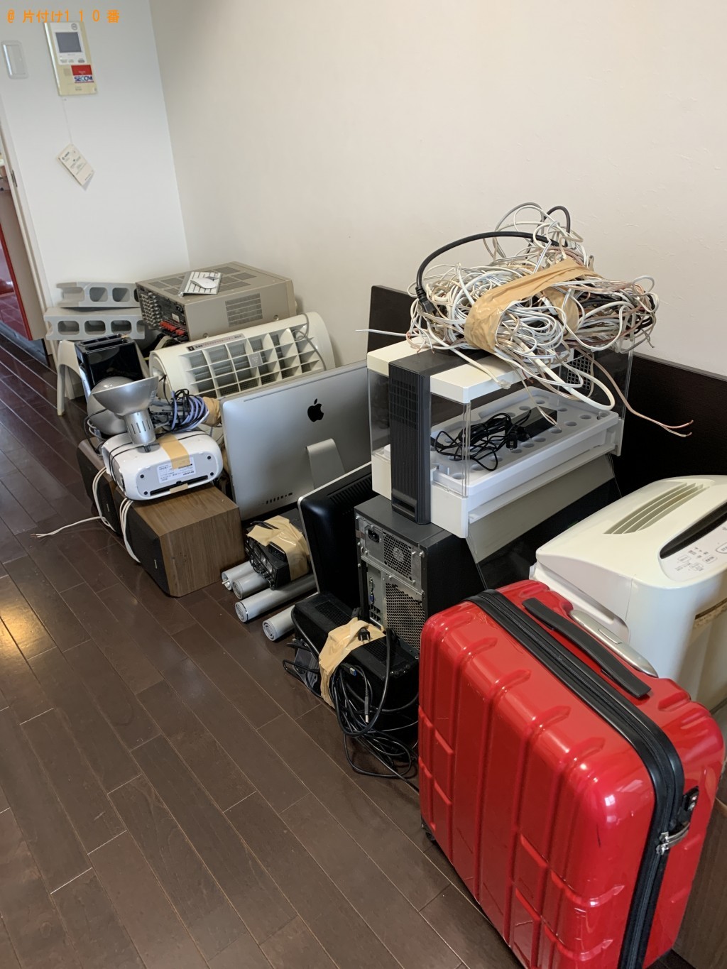 【古賀市】空気清浄機、PCデスク、収納棚等の回収・処分 お客様の声