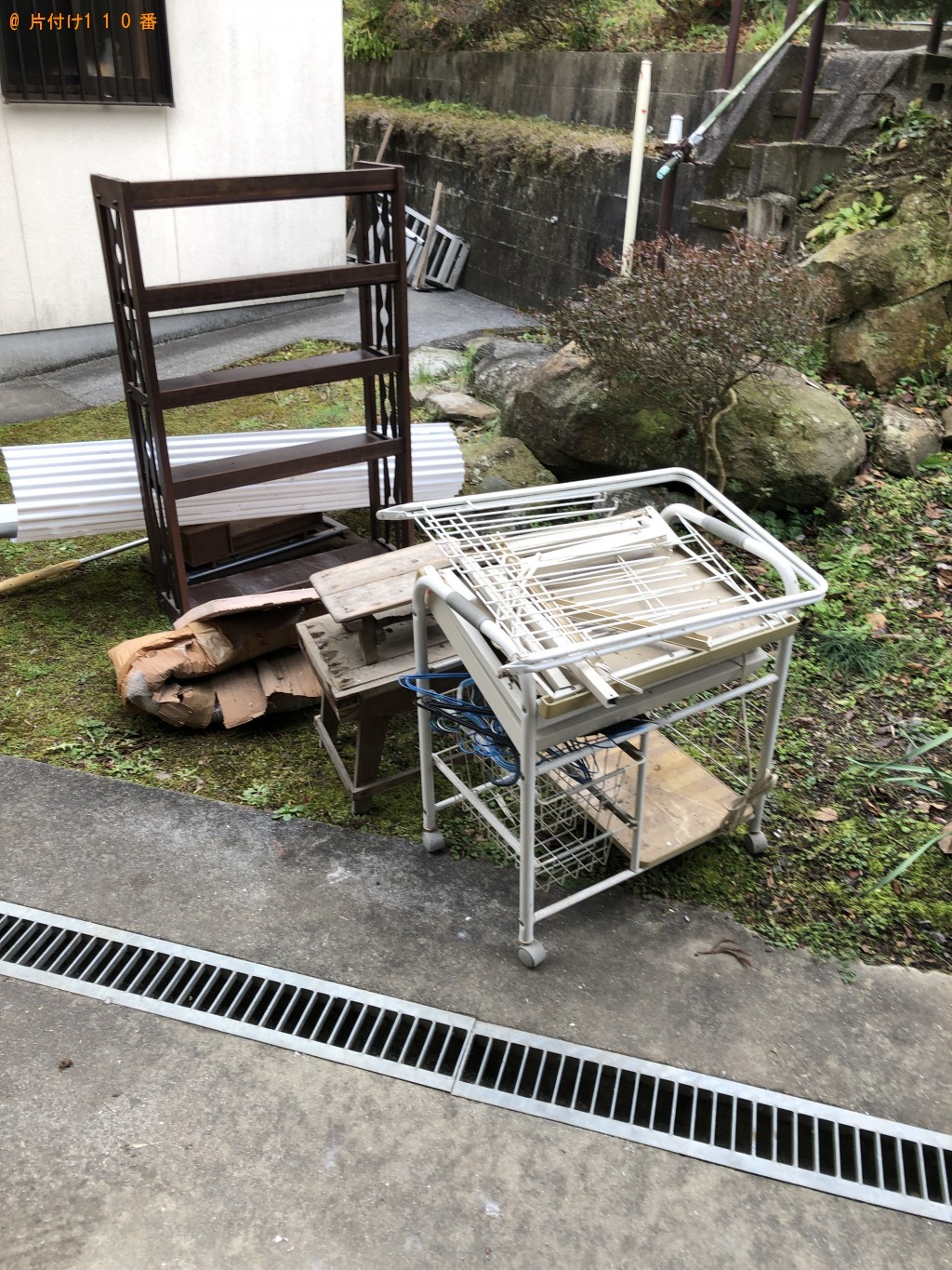 【飯塚市】整理タンス、2人用ダイニングテーブルの回収・処分ご依頼