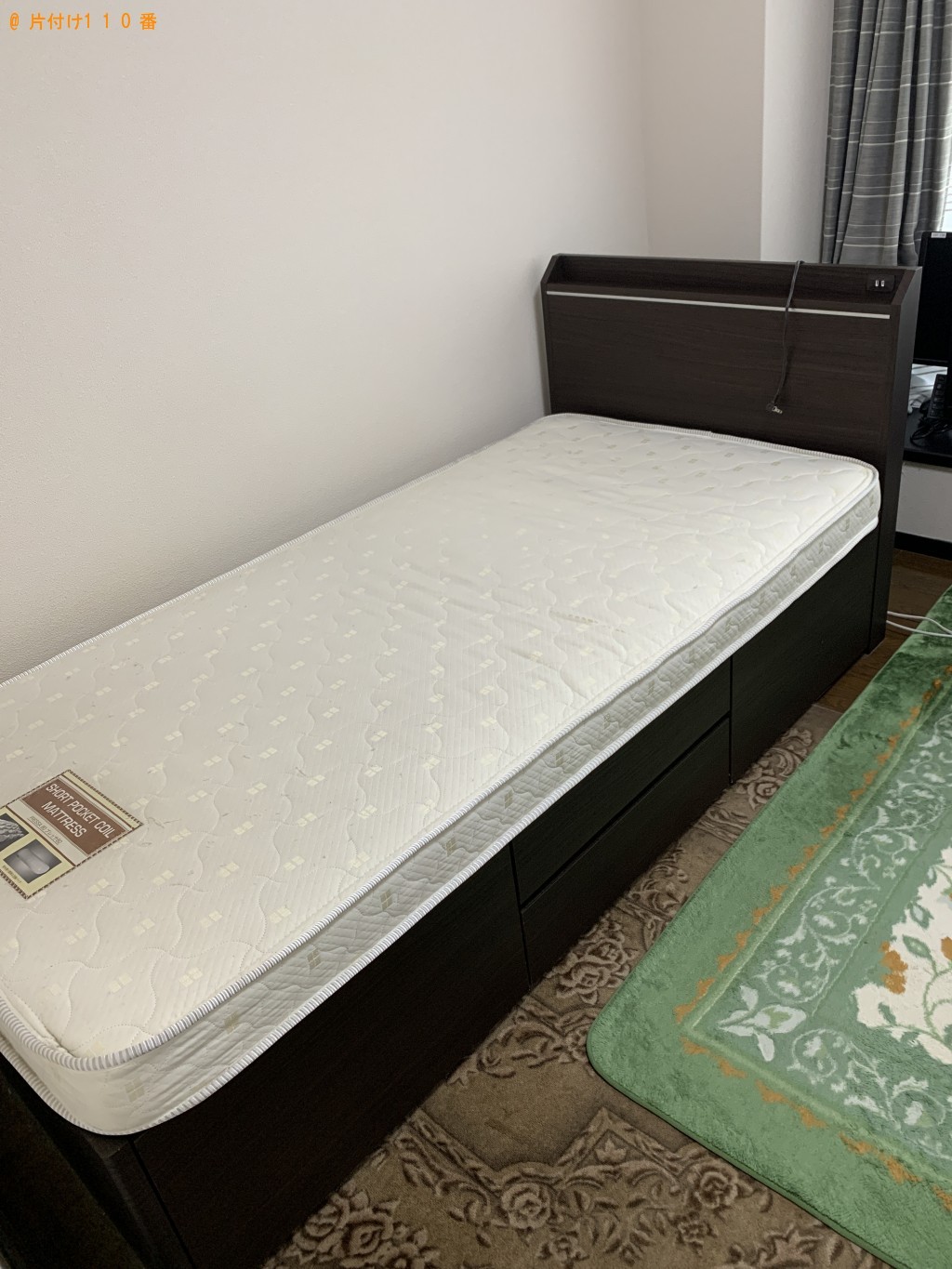 【福岡市南区】シングルベッド、ベッドマットレスの回収・処分ご依頼