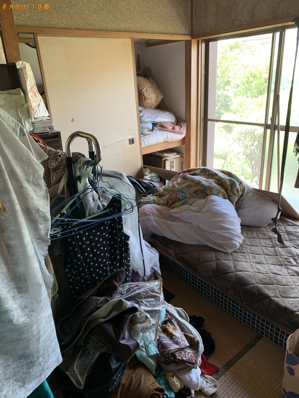 【粕屋町】片付けと不用品の回収、ハウスクリーニングご依頼