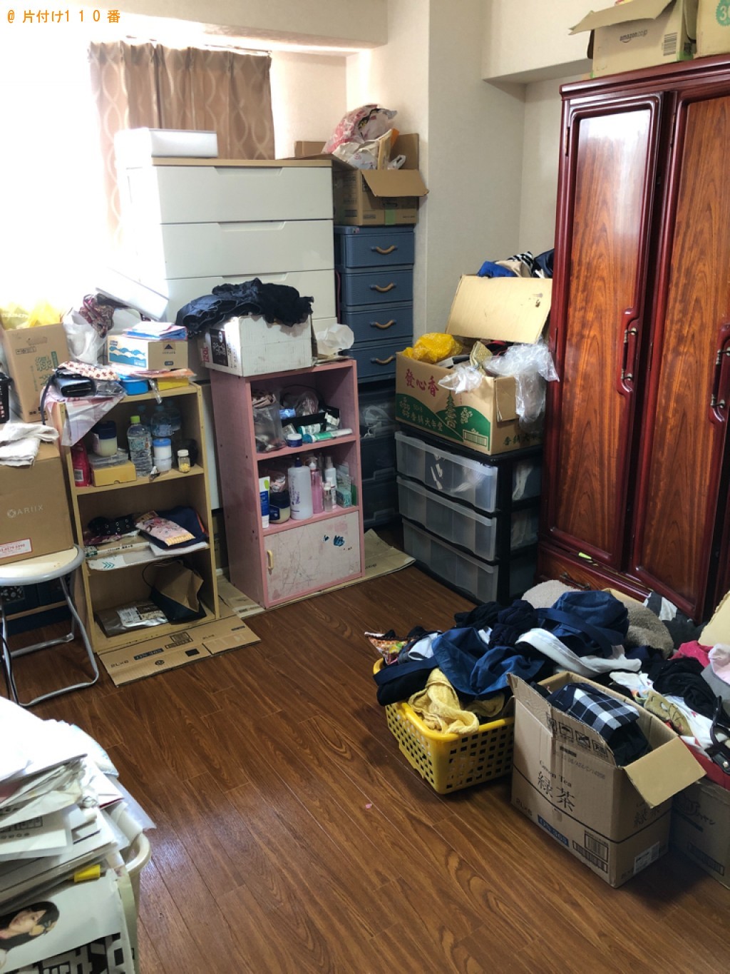 【八女市】部屋の片付けと一般ごみの回収・処分ご依頼