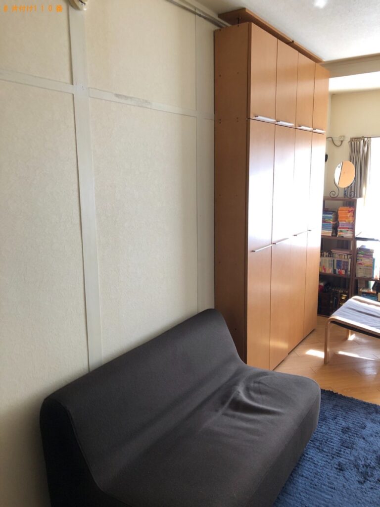 【福岡市博多区】本棚、二人用ソファー、鏡台の回収・処分ご依頼