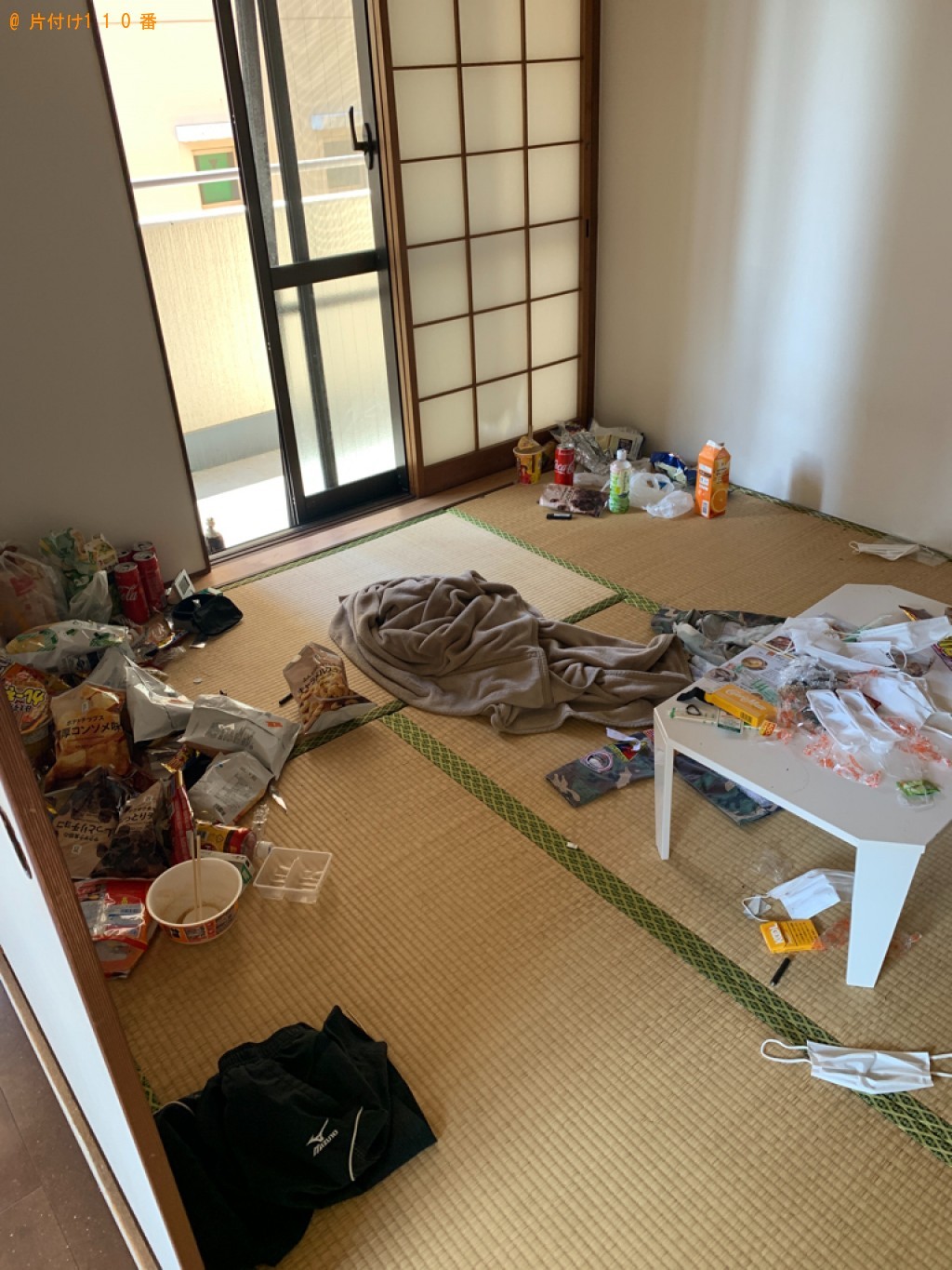 【福岡市南区】一般ごみ、衣類、テーブルの回収・処分ご依頼