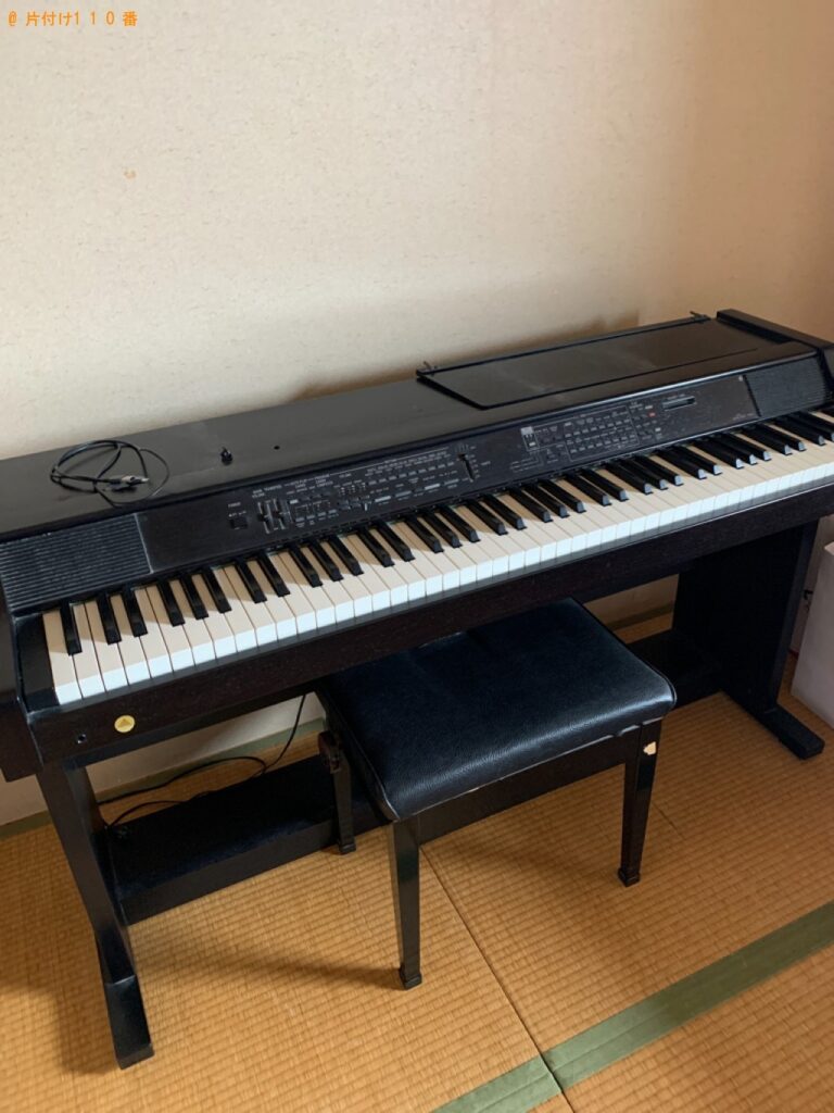 【福岡市東区】食器棚、電子ピアノ等の回収・処分ご依頼　お客様の声