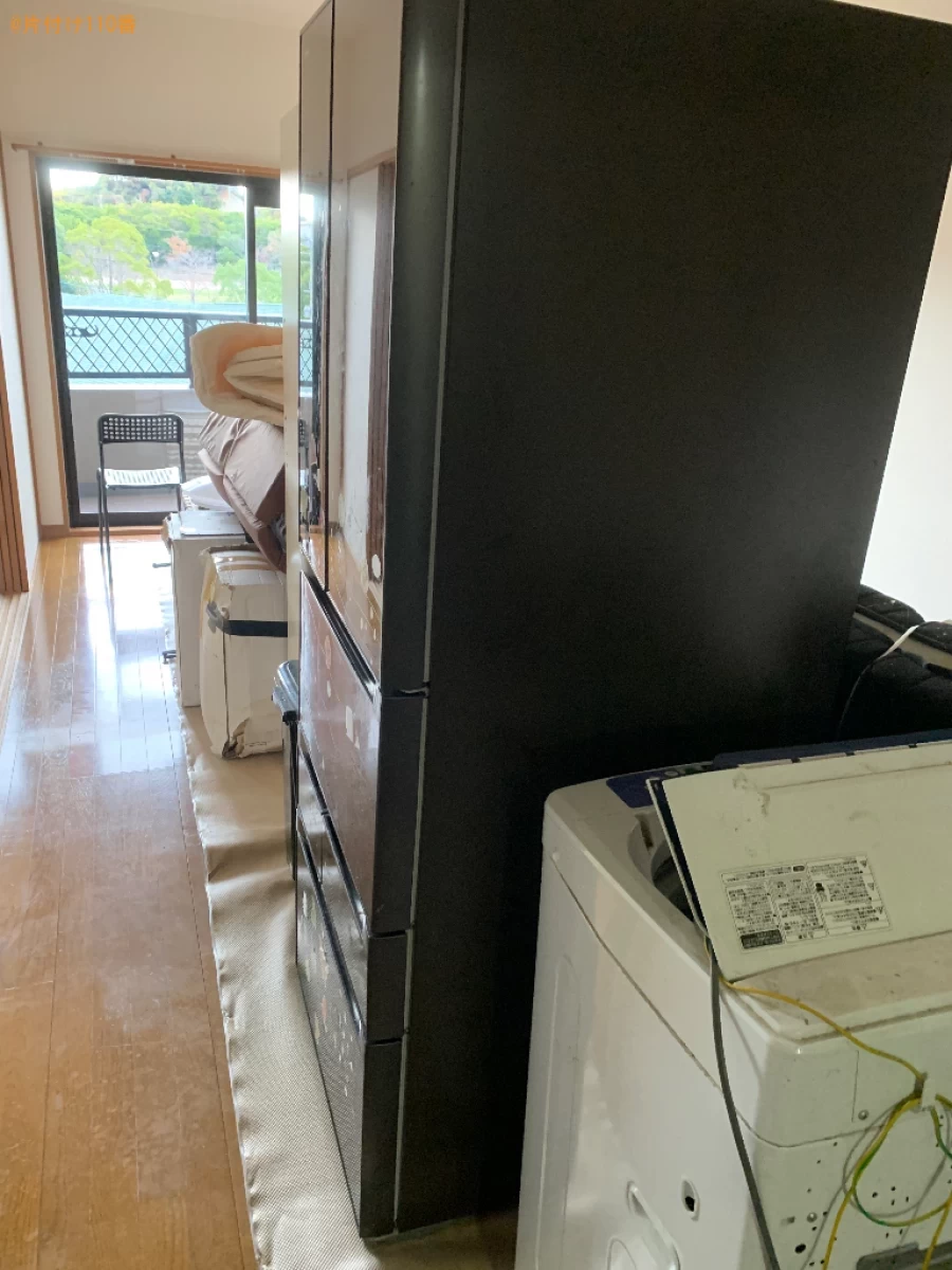 【福岡市南区】冷蔵庫、テレビ、エアコン、洗濯機、食器棚等の回収
