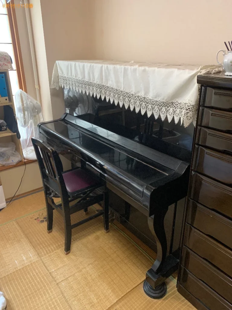 【福岡市博多区】アップライトピアノの回収・処分ご依頼　お客様の声