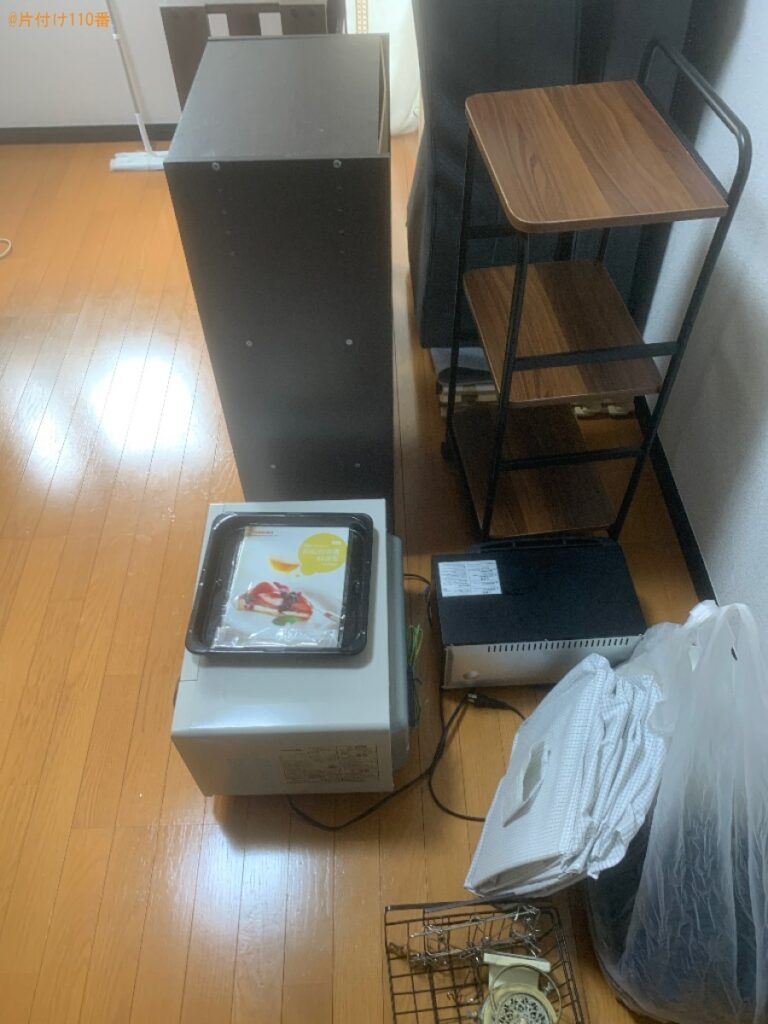 【福岡市博多区】冷蔵庫、カラーボックス、オーブンレンジ等の回収