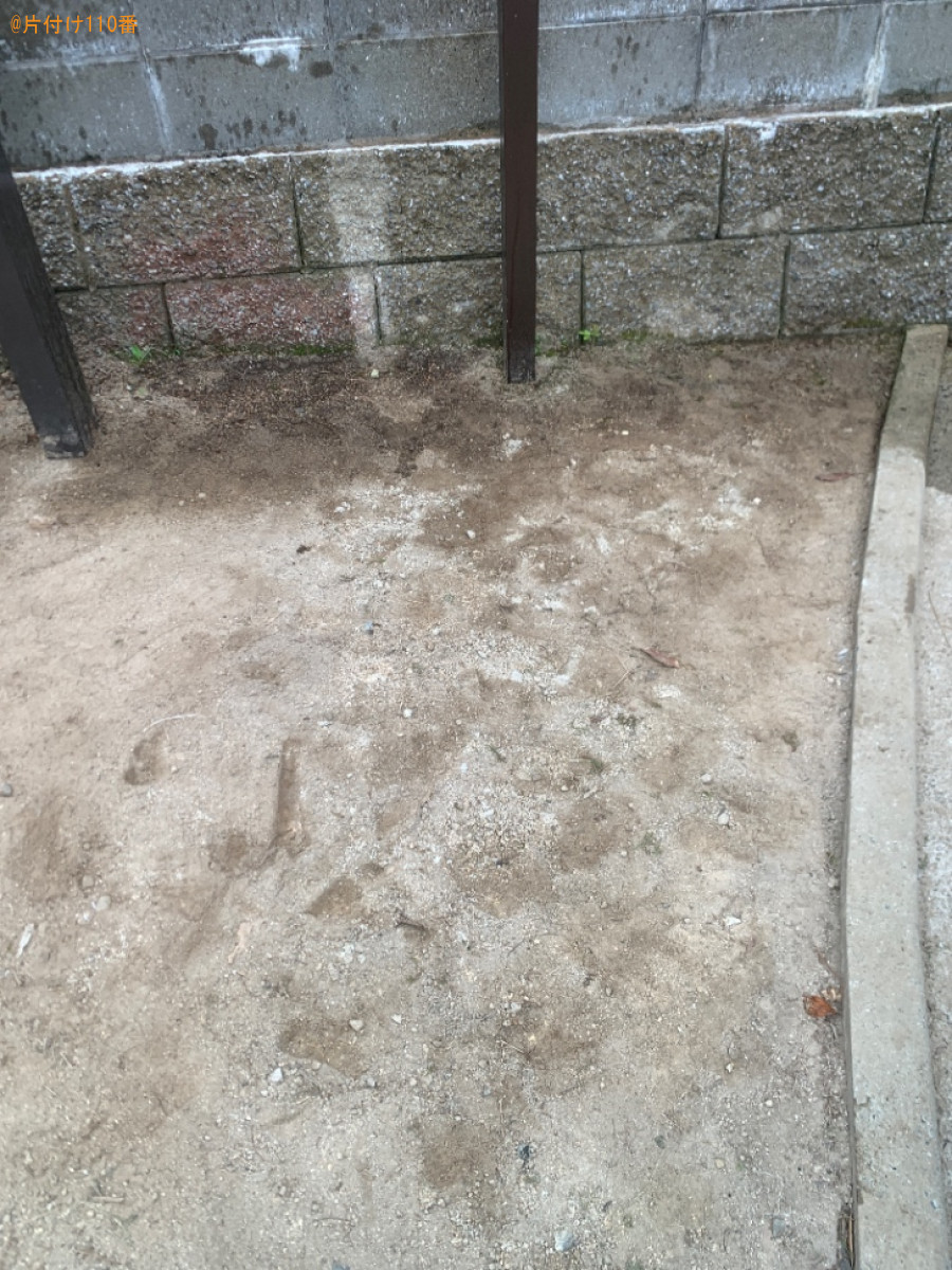 【福岡市早良区】庭石の回収・処分ご依頼 お客様の声