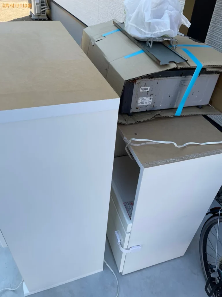 マッサージチェア、食器棚等の回収・処分ご依頼　お客様の声