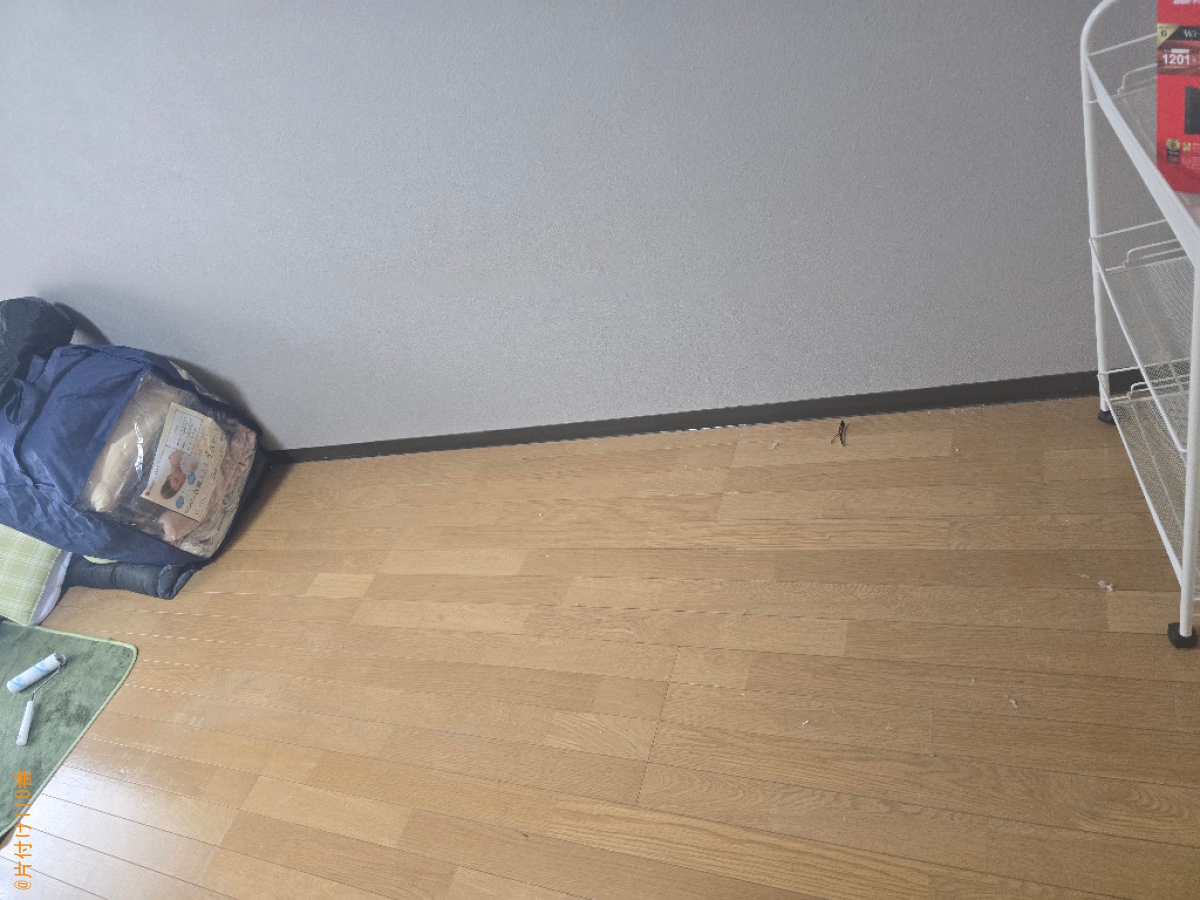 【飯塚市】マットレス付きシングルベッド、食器棚の回収・処分ご依頼