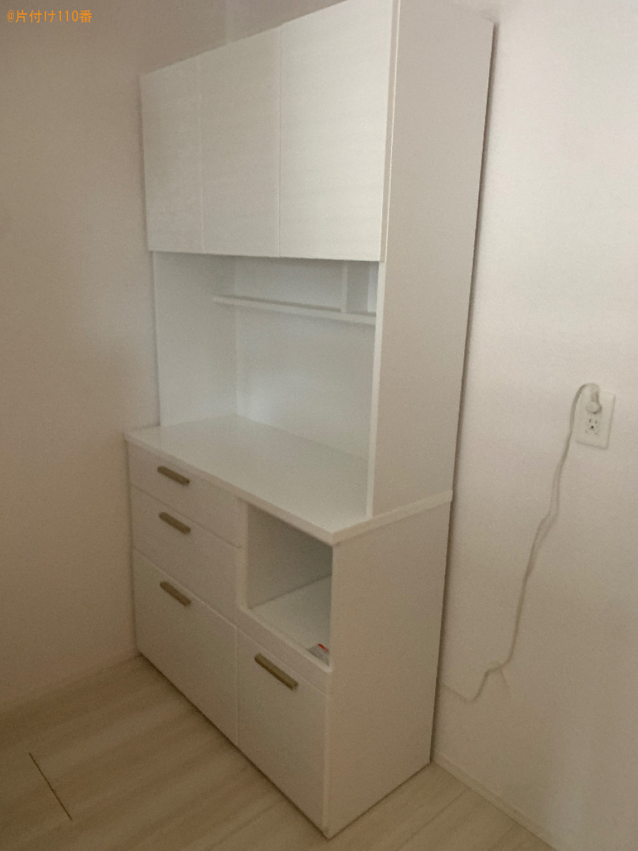 【福岡市早良区】ハンガーラック、キッチンボード、一般ごみ等の回収