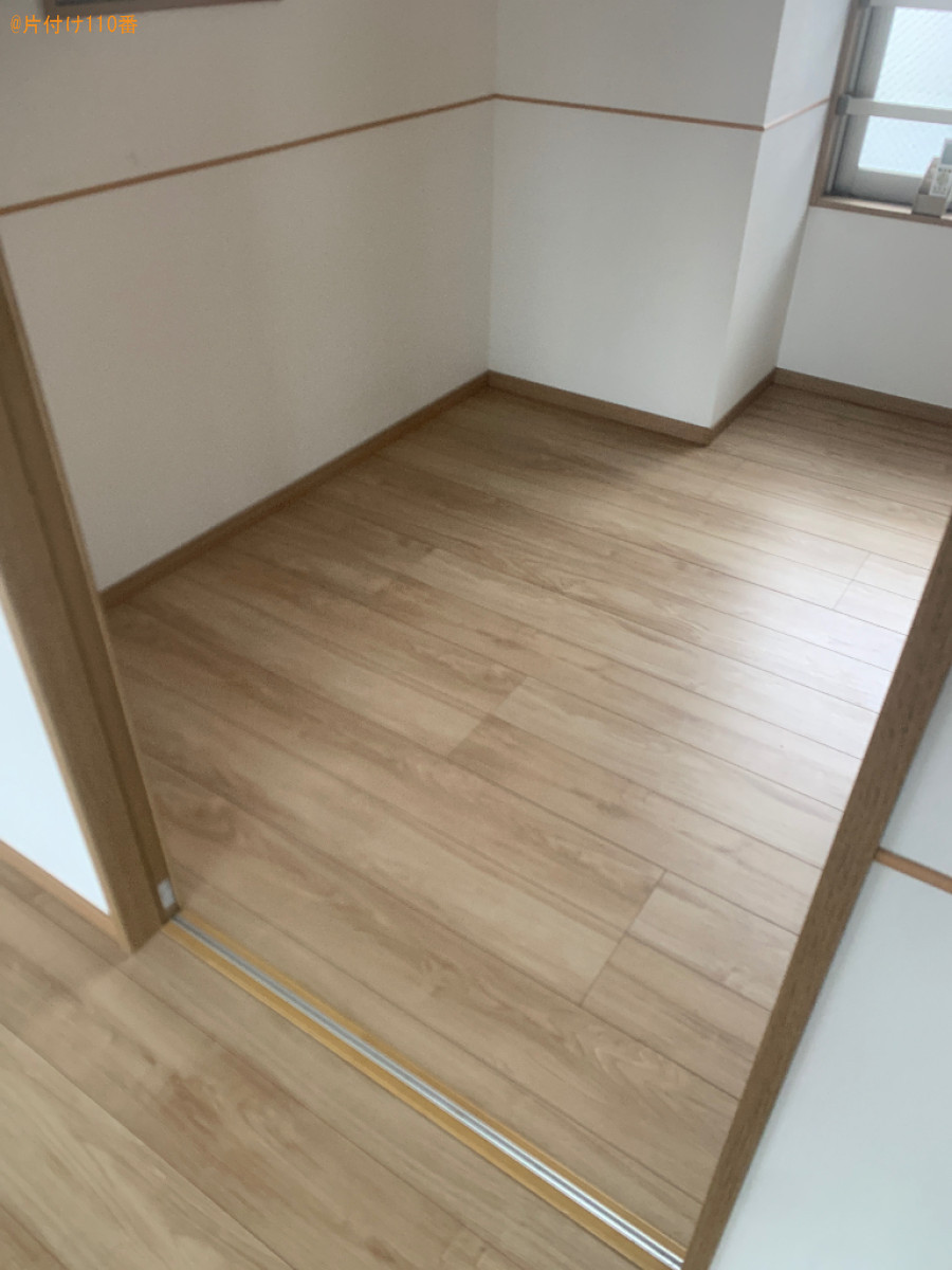 【福岡市中央区】マットレス付きシングルベッドの回収