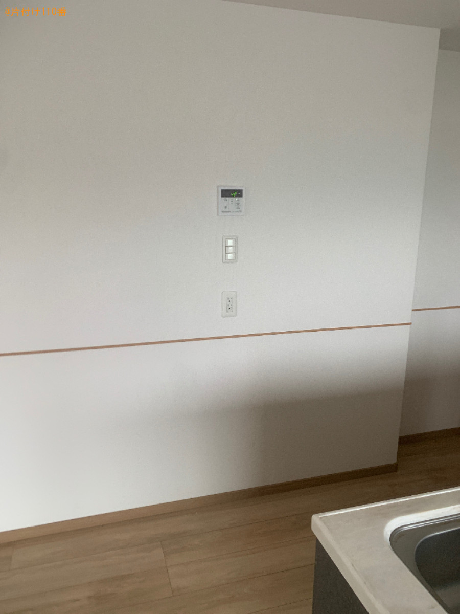 【福岡市中央区】マットレス付きシングルベッドの回収