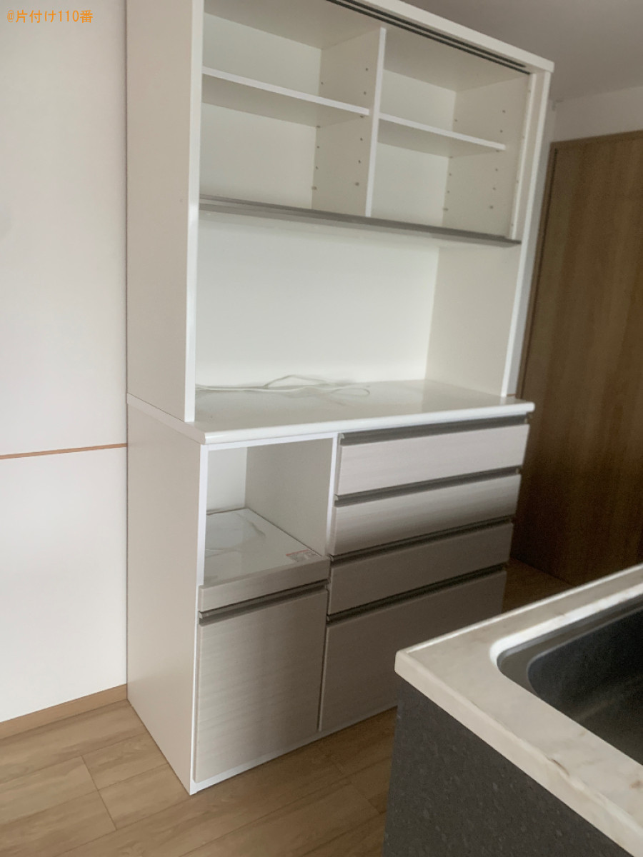 【福岡市中央区】マットレス付きシングルベッドの回収