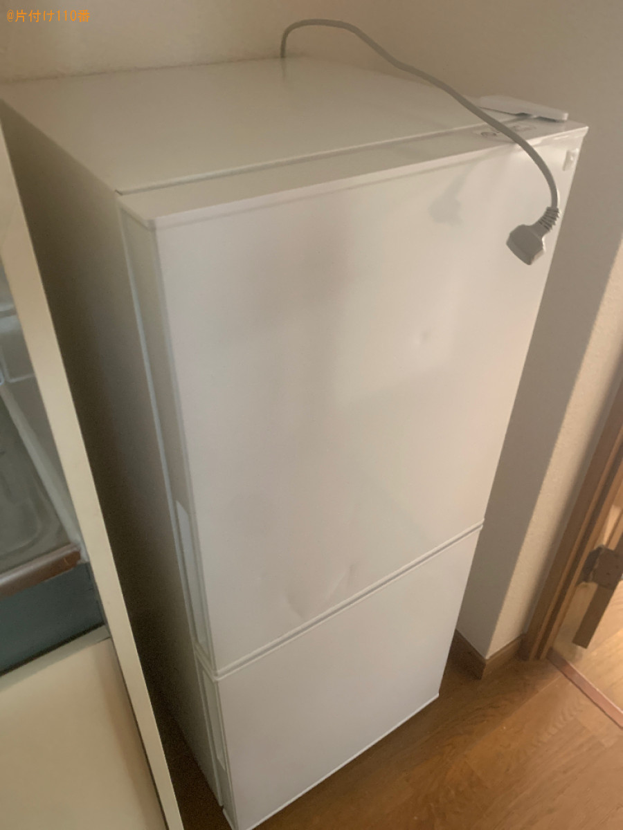 【福岡市東区】マットレス付きシングルベッド、冷蔵庫、洗濯機の回収